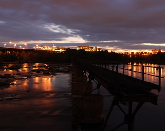 James River from Brown's Island, Richmond, Virginia, Photograph Various Sizes