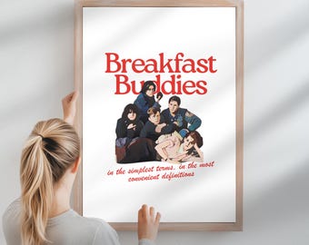 The Breakfast Club Print: 80s Movie Poster, John Hughes Art (Digital Download)