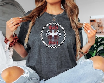 God First Shirt | Christian Gift Shirt - Mens Shirt - Funny Shirts for Men - Fathers Day Gift - Jesus First Shirt God Tee God Shirt