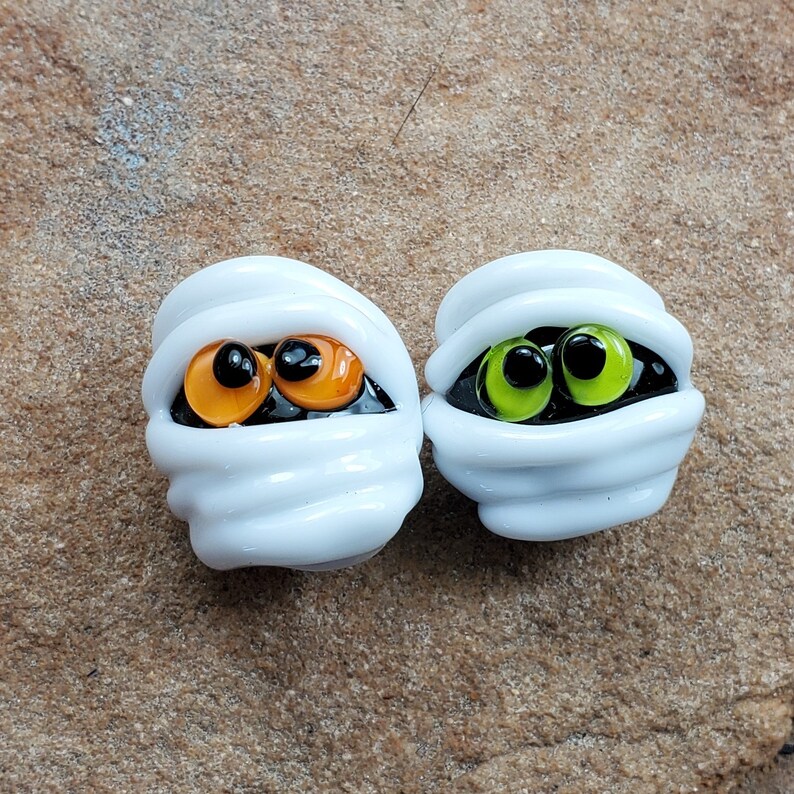 Lampworking PDF Tutorial: Learn How to Create Your Own Adorable Halloween Mummy Bead image 8