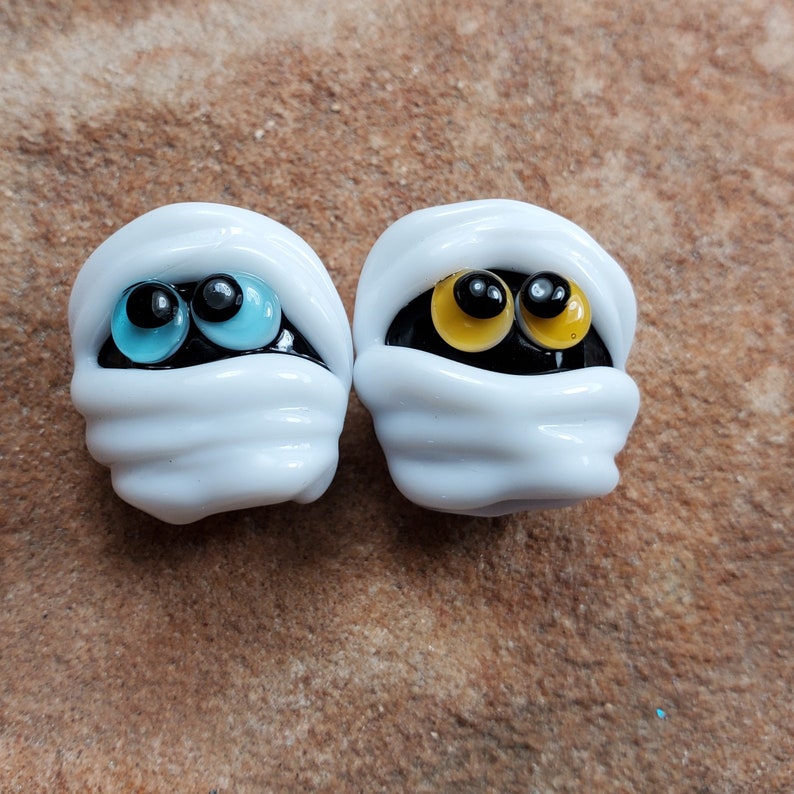 Lampworking PDF Tutorial: Learn How to Create Your Own Adorable Halloween Mummy Bead image 7