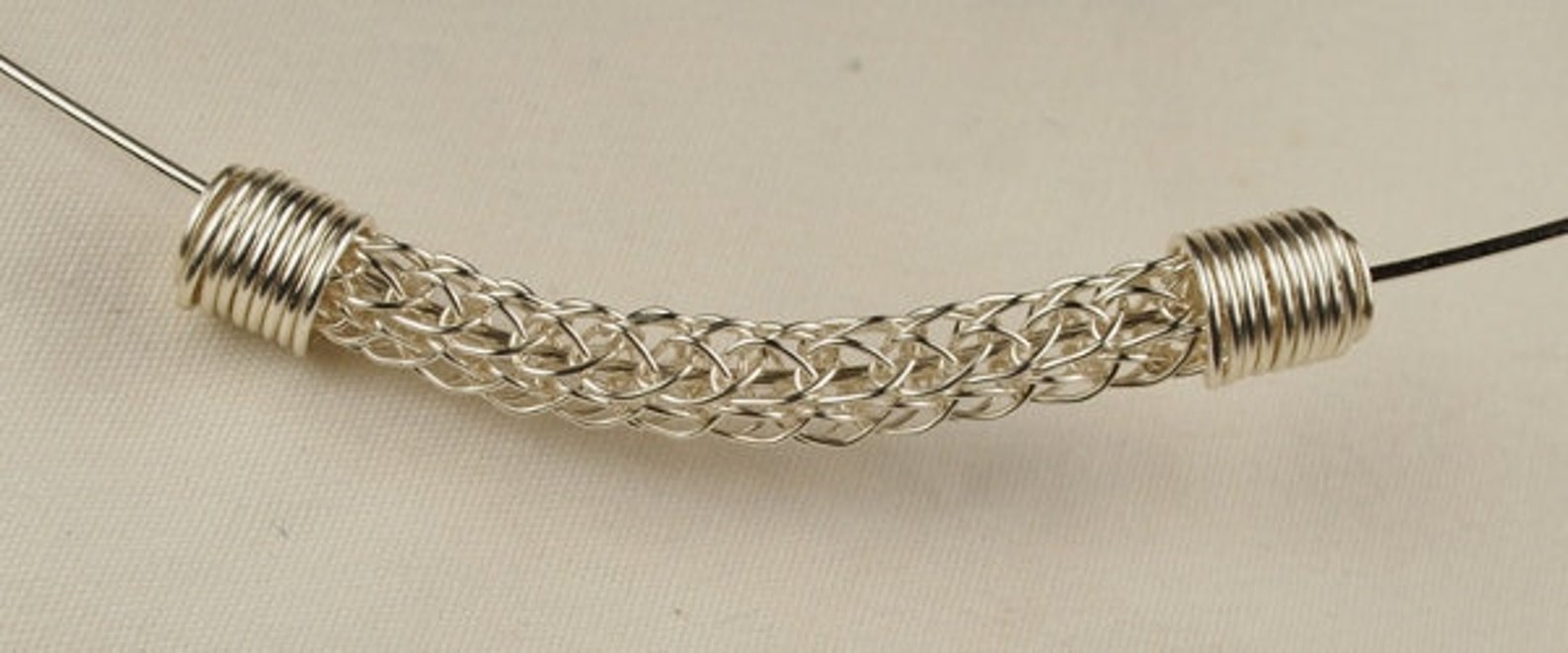 Viking Knit Tutorial Viking Knit with Bead Caps Wire Etsy