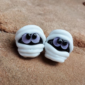 Lampworking PDF Tutorial: Learn How to Create Your Own Adorable Halloween Mummy Bead image 5