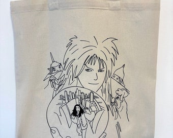 Labyrinth Poster TOTE BAG 100% Cotton. David Bowie