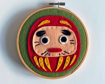 Daruma Embroidery Hoop. Japan. 3