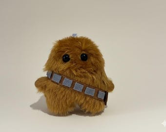 Llavero de peluche de Chewie. Llavero de monstruo de Star Wars. Mini peluche de Wookiee. Los Minis