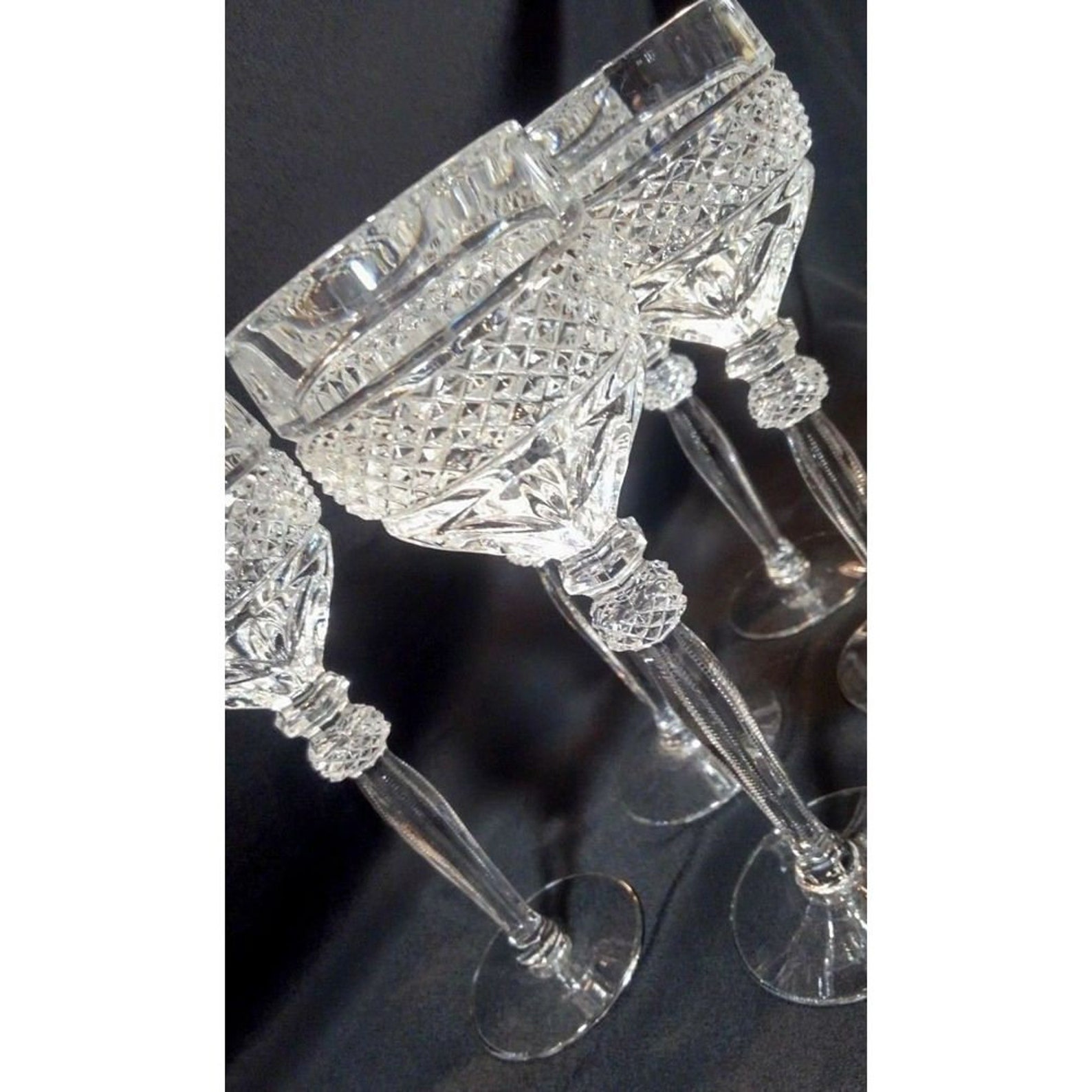 8 Elegant Glassware/ Barware. Crystal RiekesCristal Etsy