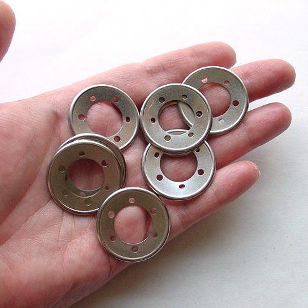 Recycled Jewelry Supply. Silver Rings. Techie Geek Steampunk  RC-10