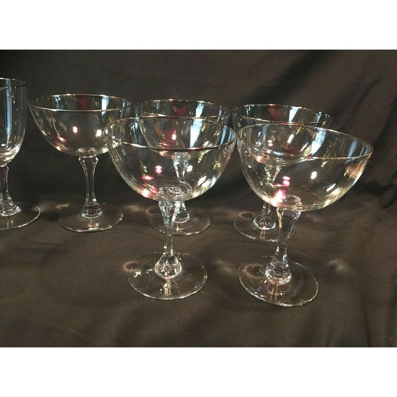 Vintage Lenox Glassware/barware Champagne or Wine Glass Etsy
