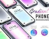 Gradient iPhone Wallpaper Pack: Lock Screen Backgrounds HQ (12 Pack)