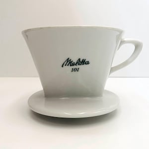 Vintage Melitta Langenthal Porcelain Coffee Filter: Swiss Made 1958