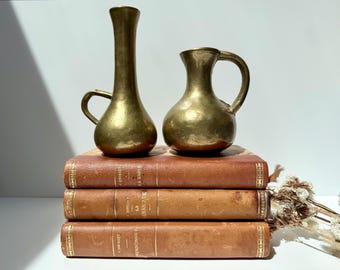 ポール・ブルジェ著、アンティークのハードカバー・フランス製革装丁本 ― 3冊セット