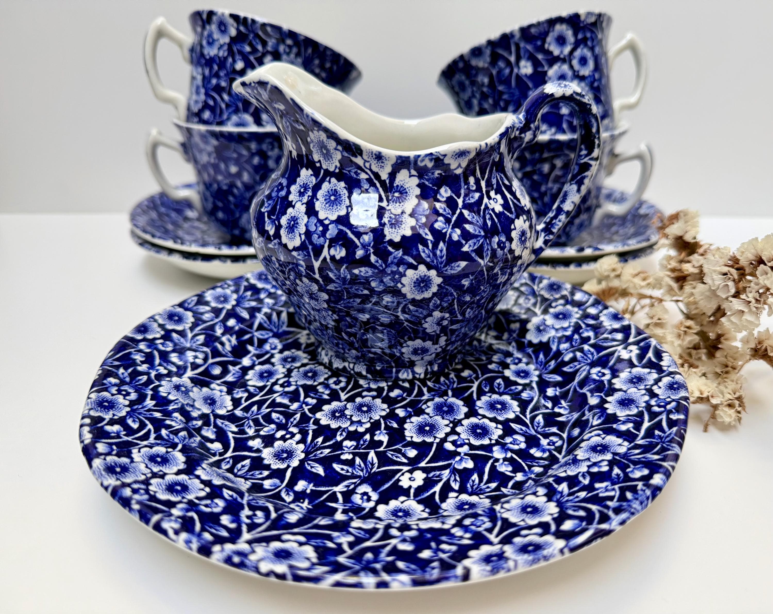 Burleigh blue calico - Etsy 日本