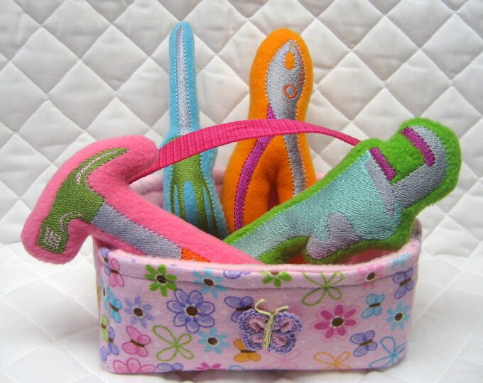 Pink Tool Set Baby Girl Tools Soft Tool Set Tool Set Toy Etsy