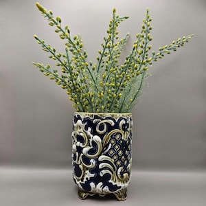Vintage Decorative Ceramic Pot by Bruyn Fives Lille