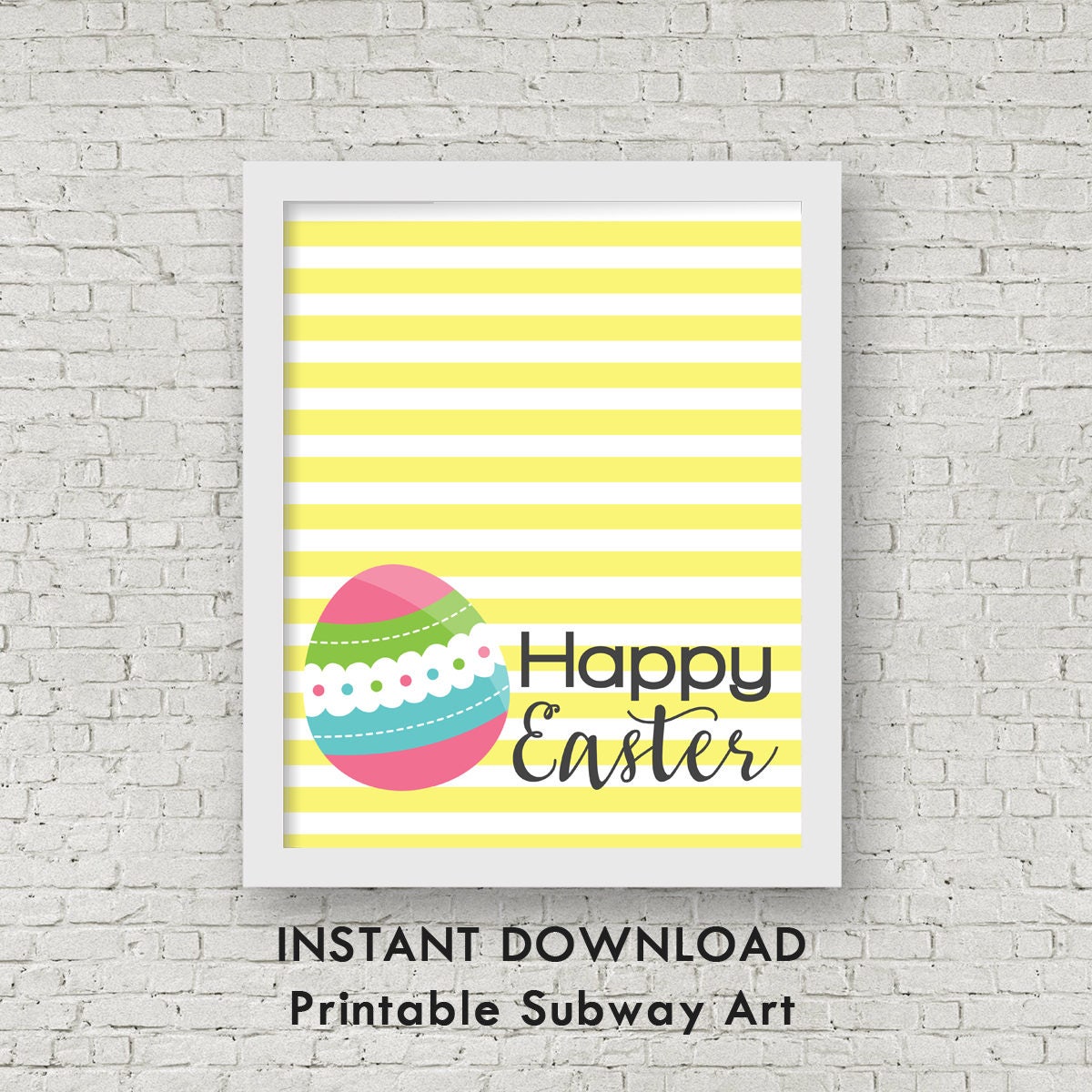 Printable Easter Art, Instant Download, Spring Printable, 8x10 JPG and ...