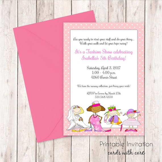 Dress up Party Invitation Printable Invitation Design Custom Etsy
