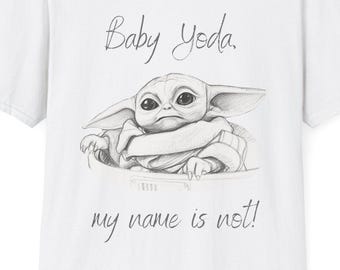 Grogu 'My Name Is Not Baby Yoda' T-Shirt | Star Wars Charakter T-Shirt