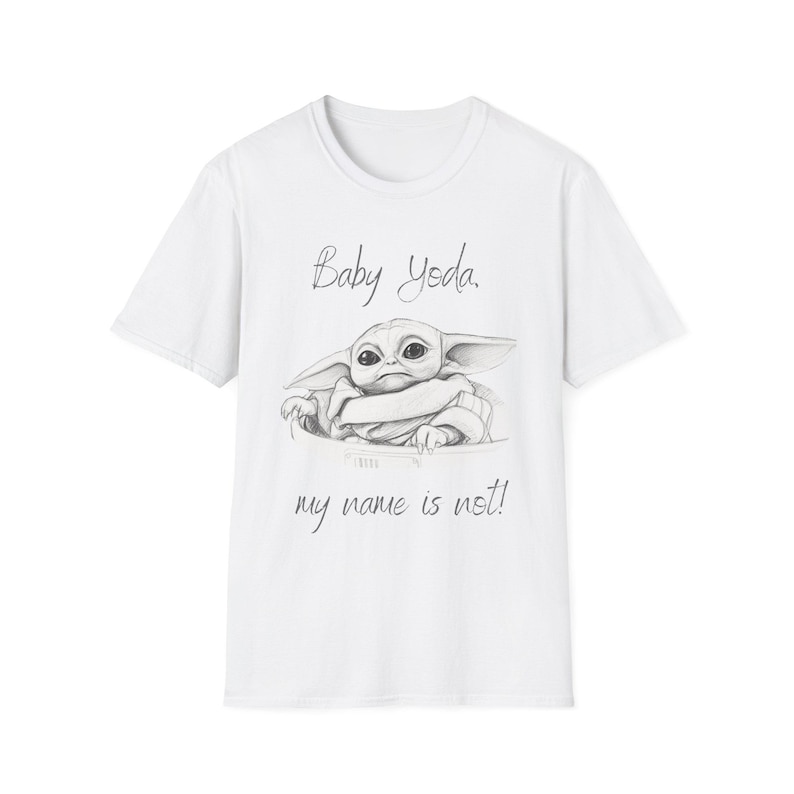 Grogu 'My Name Is Not Baby Yoda' T-Shirt | Star Wars Character Tee image 1
