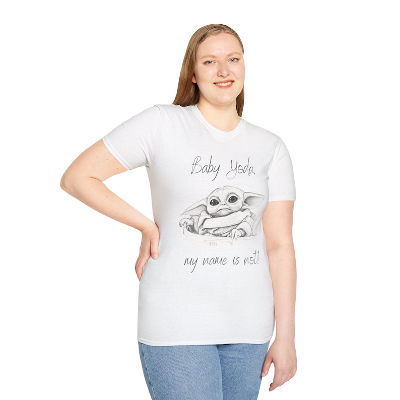 Grogu 'My Name Is Not Baby Yoda' T-Shirt | Star Wars Character Tee image 5