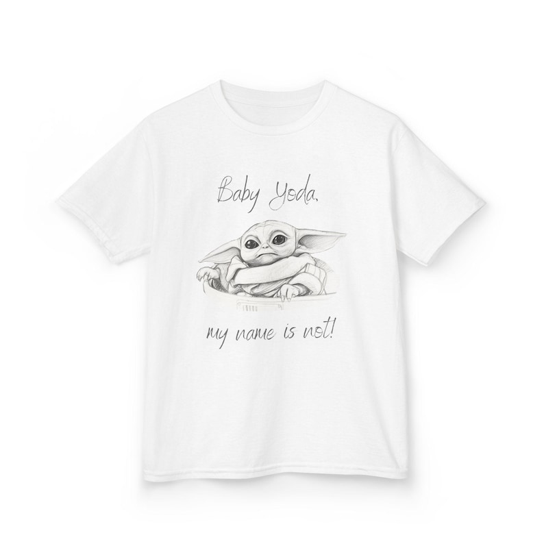 Grogu My Name Is Not Baby Yoda Kids T-Shirt | Star Wars image 1