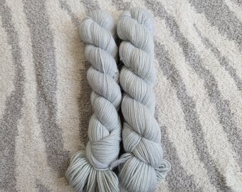 OOAK Robin's Egg Hand Dyed Tonal Yarn Colorway
