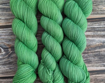 OOAK Dogweed & Deathcap "Happy Accident" Hand Dyed Yarn Colorway Sock Weight