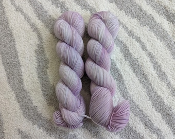 OOAK Wisteria Waterfall Hand Dyed Yarn Colorway