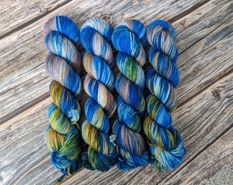 Under The Sea Hand Dyed Yarn Colorway DK