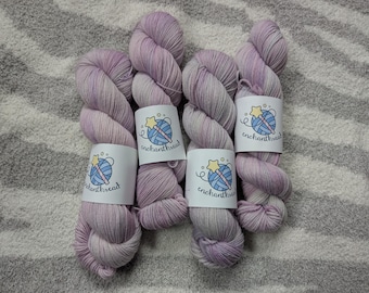 Lavender Fog Hand Dyed Yarn Colorway