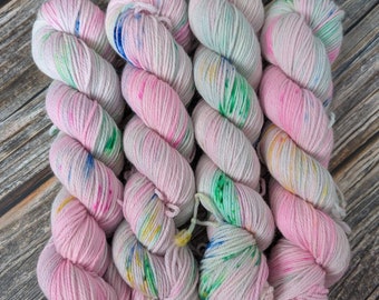 OOAK Wizard Candy Shop Hand Dyed Yarn Colorway Worsted Weight