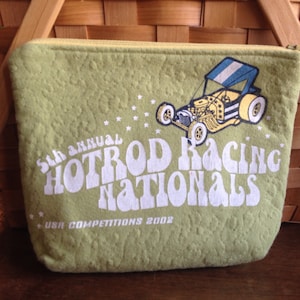 Hot Rod Racing zippered pouch