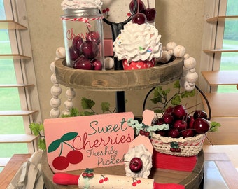 Cherry Kitchen Decor Etsy