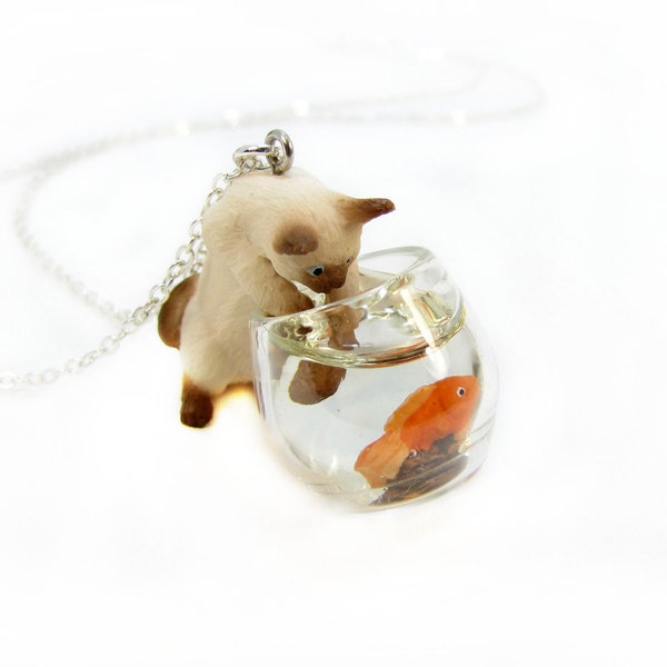 Cat In The Fish Bowl Necklace