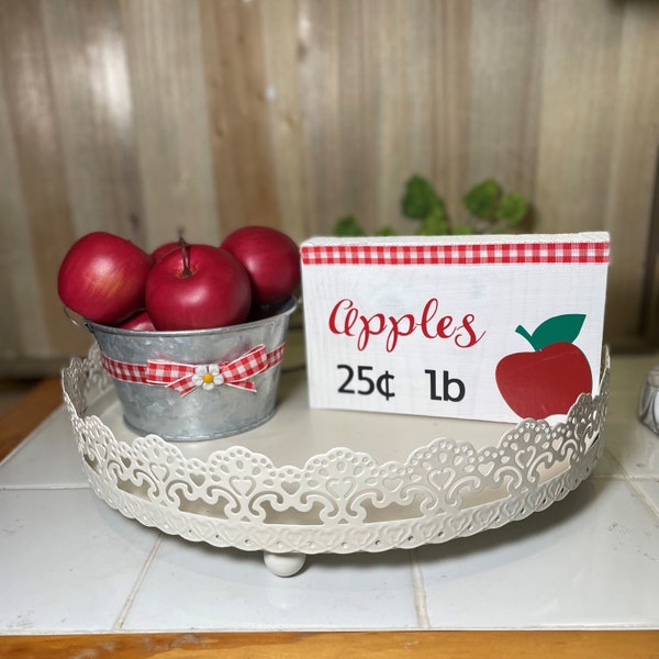 Apple Kitchen Decor Etsy
