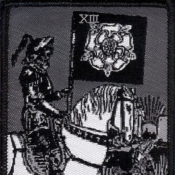 Tarot - Death Woven Sew On Patch Crowley La Vey Rider Waite. Occult. Pagan. Witchcraft. Witch. Wicca. Tarot Cards.
