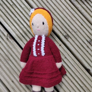 Knitted Doll Prairie Gal Amelia image 1