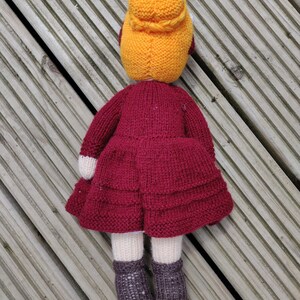 Knitted Doll Prairie Gal Amelia image 2