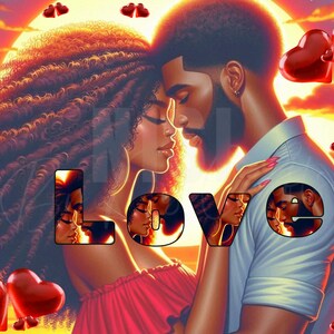 Couple&#39;s Love Valentine&#39;s Day PNG, Tumbler Wrap, Sublimation, Cute Valentine&#39;s Day Shirt, Cute File, PNG, Digital File PNG