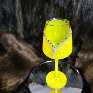 Glitter Wine Glass