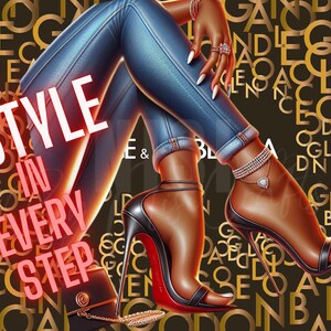 Style de chaussures mignon à chaque étape PNG, sublimation, enveloppe de verre, T-shirt png, fichier numérique