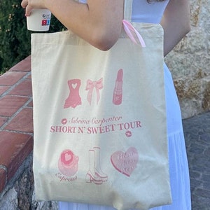 Tote bag Sabrina Carpenter Short n&#39; Sweet Tour