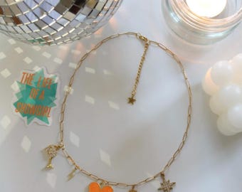 Charm Necklace "Showgirl" (Xoxo Jewels Version)