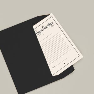 Carta ilustrada para a noiva Imprimir cartão A6 com envelope