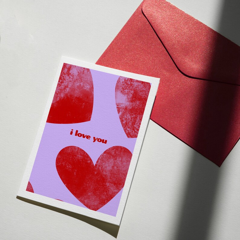 Personalised Custom Illustrated I Love You