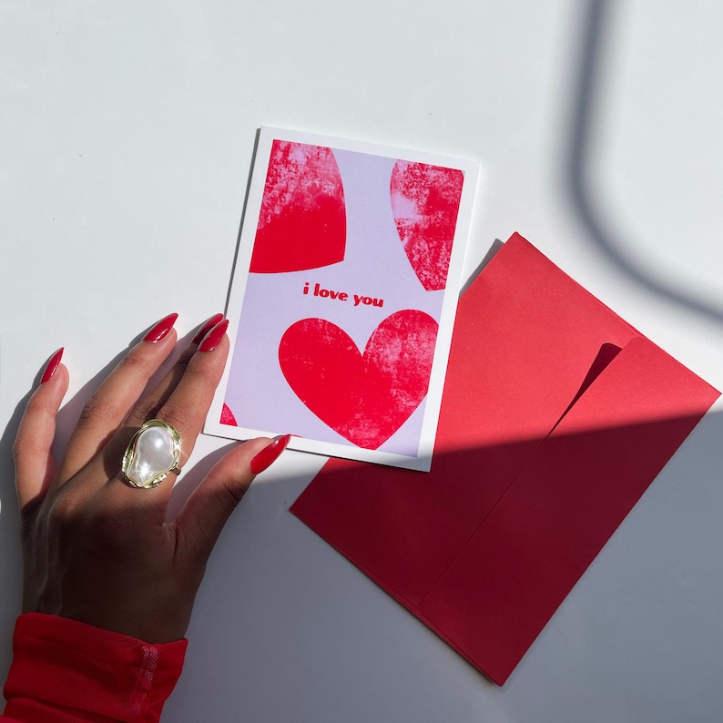 Personalised Custom Illustrated I Love You