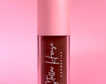 Deep Brown Butter Gloss - “Lava Cake”  Scented Lip Gloss- Smoothing Mango Butter- Non sticky-Chocolate Flavored-Long Lasting - Natural
