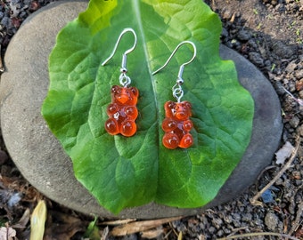 Boucles d'oreilles "My RED Yummie Bears" Le Tarot DJ