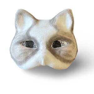 Grey Therian Cat Mask