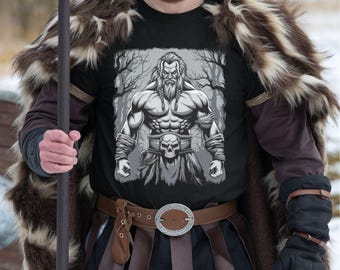 Viking Men shirt, Thors Hammer, Valhalla, Unisex T-Shirt, Norse Mythology Tee, Pagan Apparel, Scandinavian Top, Warrior Shirt,Viking T-shirt